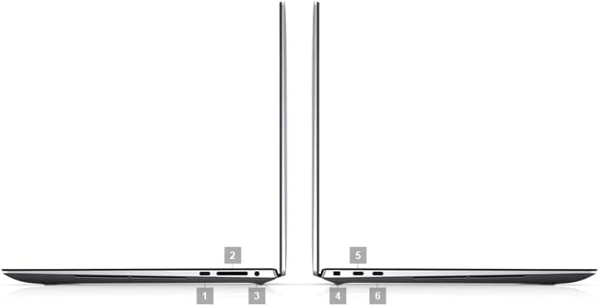 Dell Precision 5550 Laptop 15.6 - Intel Core i7 10th Gen - i7-10750H - Six Core 5Ghz - 512GB SSD - 16GB RAM - Nvidia Quadro T1000 - 1920x1200 FHD+ - Windows 10 Pro (Renewed) - Silver - Image 3