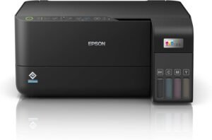 EPSON EcoTank L3550 Home Ink Tank Printer, High-speed A4 colour 3-in-1 printer with Wi-Fi Direct, Photo Printer, with Smart App connectivity,Black