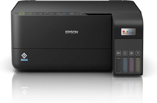 EPSON EcoTank L3550 Home Ink Tank Printer, High-speed A4 colour 3-in-1 printer with Wi-Fi Direct, Photo Printer, with Smart App connectivity,Black