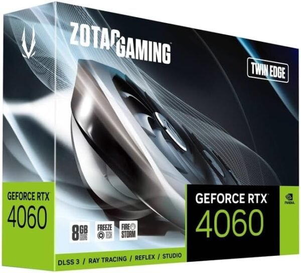 ZOTAC GAMING GeForce RTX 4060 Twin Edge 8GB GDDR6 Graphics Card Black - Image 2