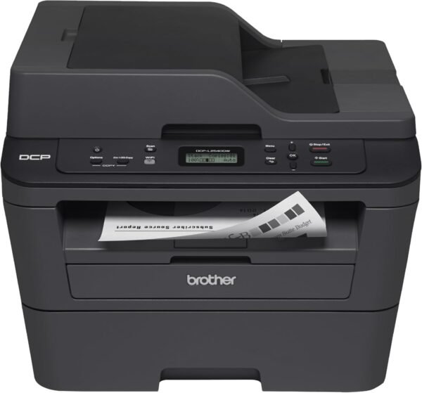 BROTHER Wireless All-in-1 Monochrome Laser Printer, DCP-L2540DW with Duplex & Mobile Printing - Black