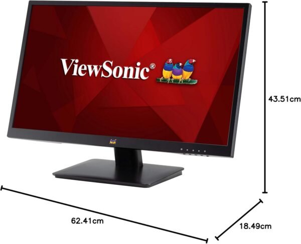 Viewsonic Va2710-Mh 27" Monitor Full Hd Ips Panel Hdmi Speaker Black - Image 2