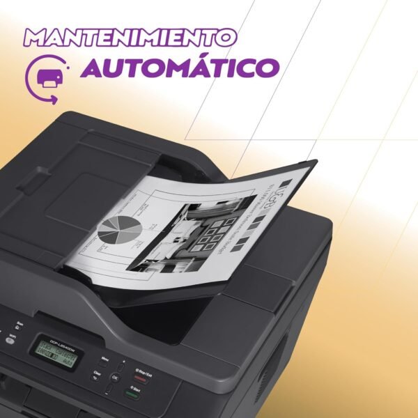 BROTHER Wireless All-in-1 Monochrome Laser Printer, DCP-L2540DW with Duplex & Mobile Printing - Black - Image 2