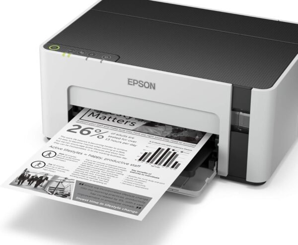 EPSON EcoTank M1120 A4 Monochrome printer, WiFi connected for fast and reliable document printing, white - Image 5