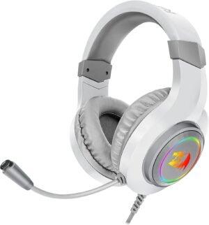 Redragon Hylas RGB Wired Gaming Headset with Microphone (H260, White)