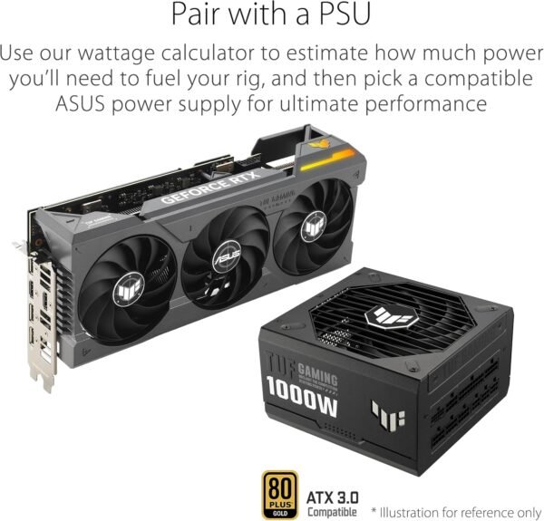 Asus TUF Gaming GeForce RTX 4070 Ti SUPER OC Graphic Card - 16GB GDDR6X, 2x HDMI, 3x DP, 3 Years Local Warranty - Image 14