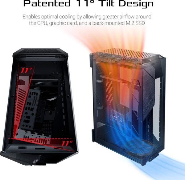 ASUS ROG Z11 Mini-ITX-DTX Gaming Case - Black - Image 7