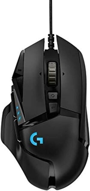 Logitech G502 Gaming Mouse HERO High Performance with 16K Sensor - Customized Lighting