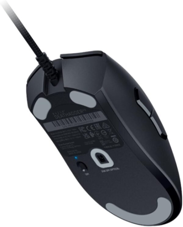 Razer DeathAdder V3 - Ergonomic Esports Mouse (59g Lightweight Design, Ergonomic Form, 30K Optical Sensor, Optical Mouse Switches Gen-3, 8000Hz HyperPolling Technology, Speedflex Cable) Black - Image 2