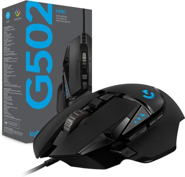 Logitech G502 HERO High Performance Gaming Mouse" ) - Image 2