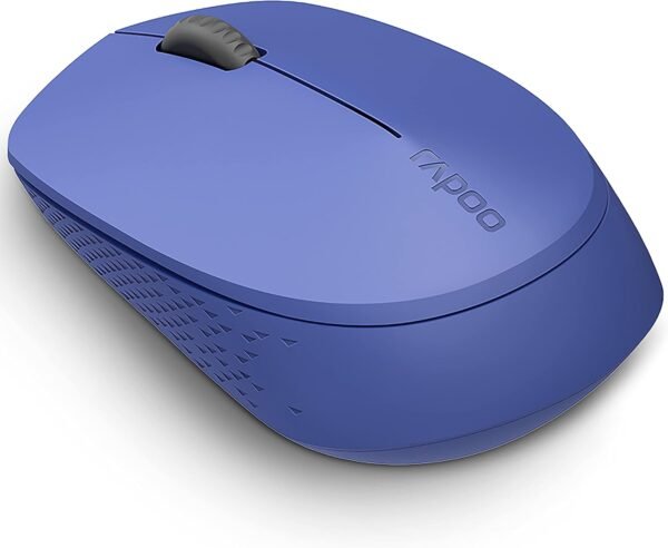 Rapoo M100 Silent Multi-Mode Wireless Mouse (Blue) -Works with Mac