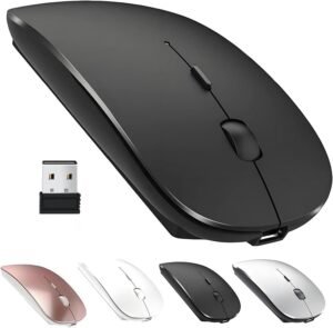 Zeru Rechargeable Wireless Mouse for MacBook Pro/Air,Bluetooth Mouse for Laptop/PC/Mac/iPad pro/Computer