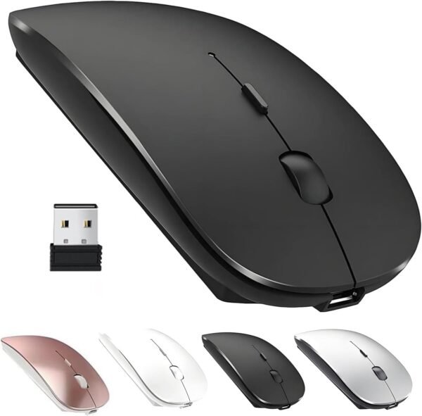 Zeru Rechargeable Wireless Mouse for MacBook Pro/Air,Bluetooth Mouse for Laptop/PC/Mac/iPad pro/Computer