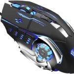 Aula S20 3200 Dpi LED Macro Gaming Mouse - Black