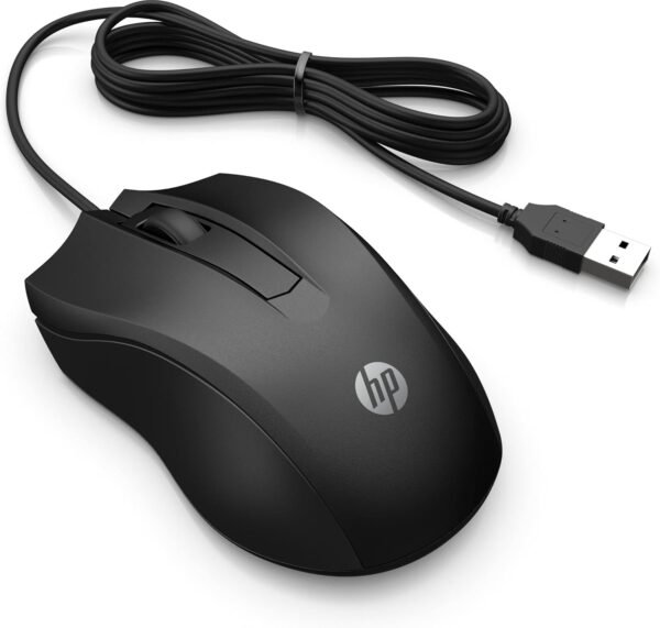 HP Wired Mouse 1000-4QM14AA - Black" ) - Image 2